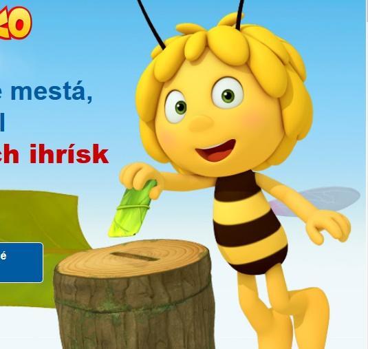 Ilustračný obrázok, rozprávková postavička včielka Maja Ilustračný obrázok, rozprávková postavička včielka Maja