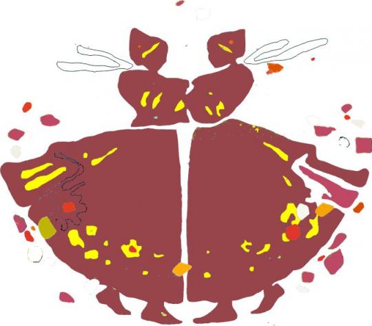 Logo 54. Folklórnych slávností pod Poľanou, tanečnice Logo 54. Folklórnych slávností pod Poľanou, tanečnice